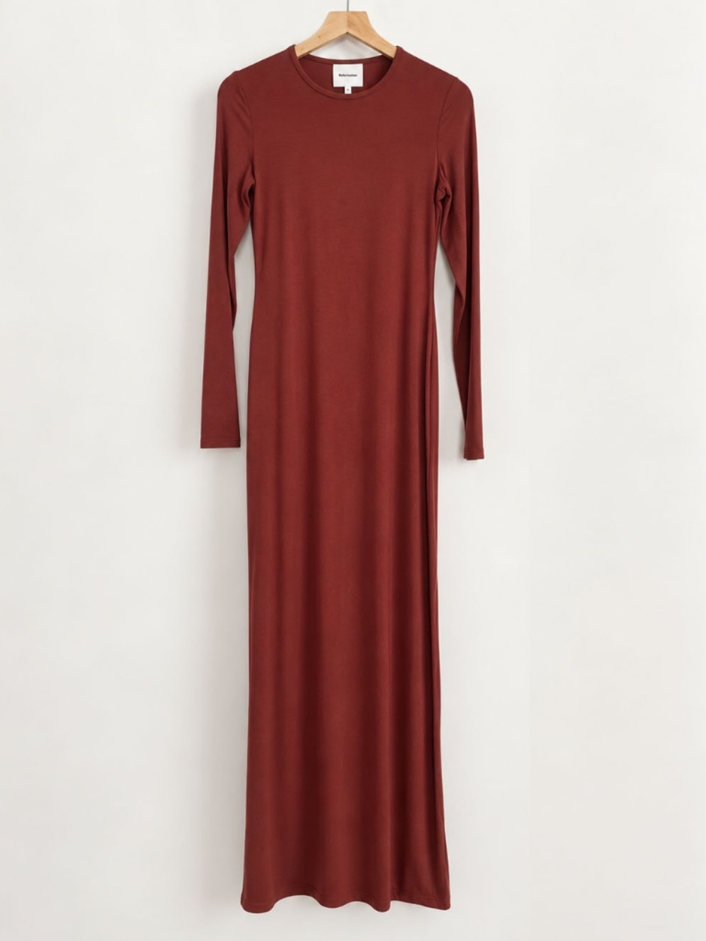 Reformation Tommie Knit Dress Fig Jam Size Small